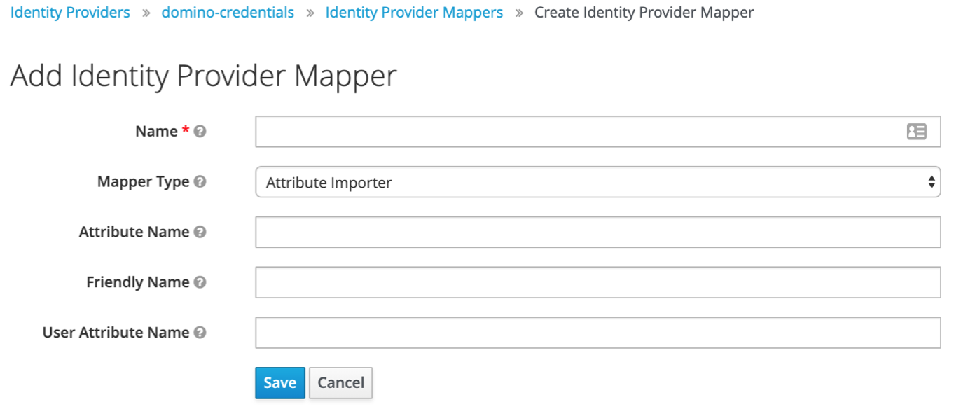 Keycloack Attribute Mapper