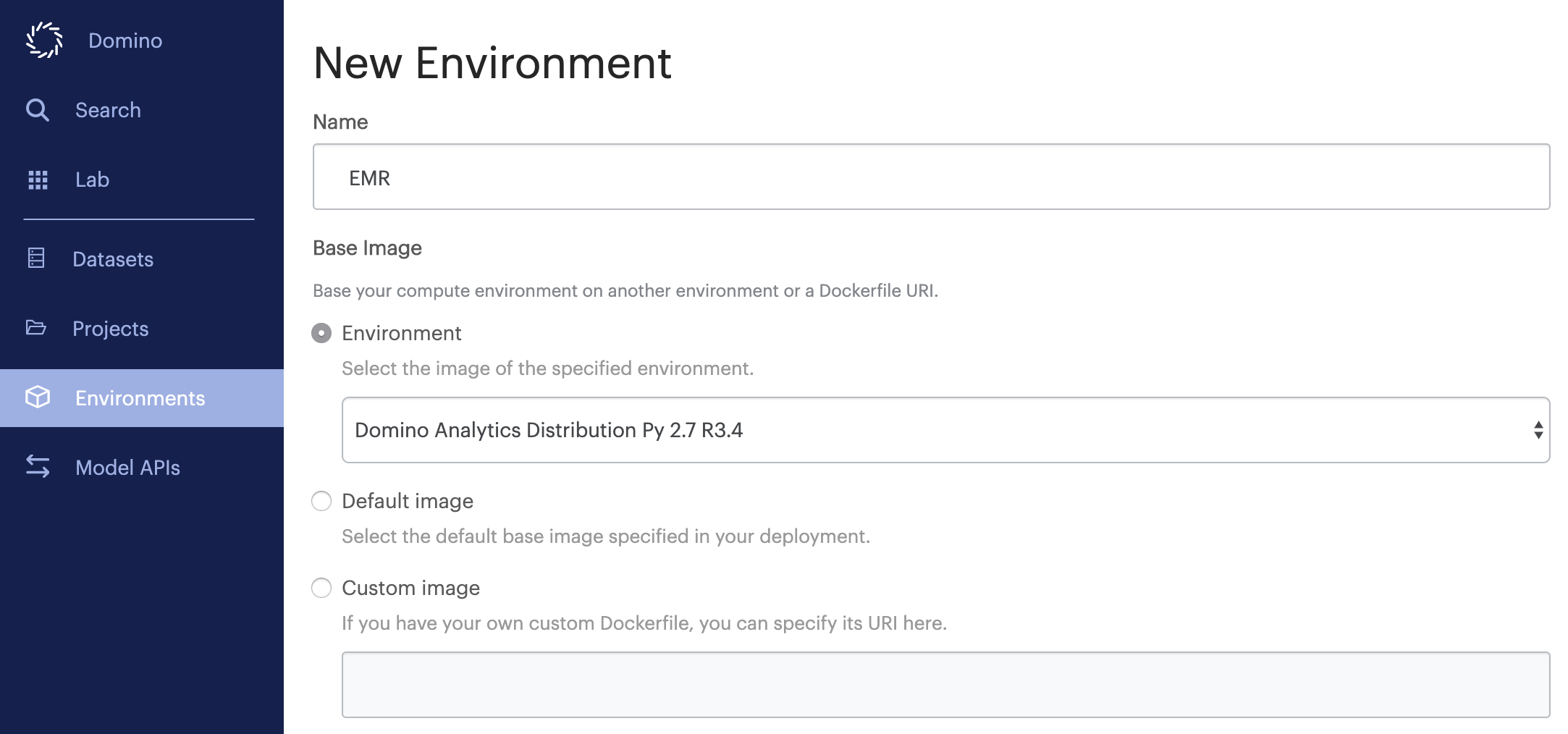 Configure the new Domino Environment