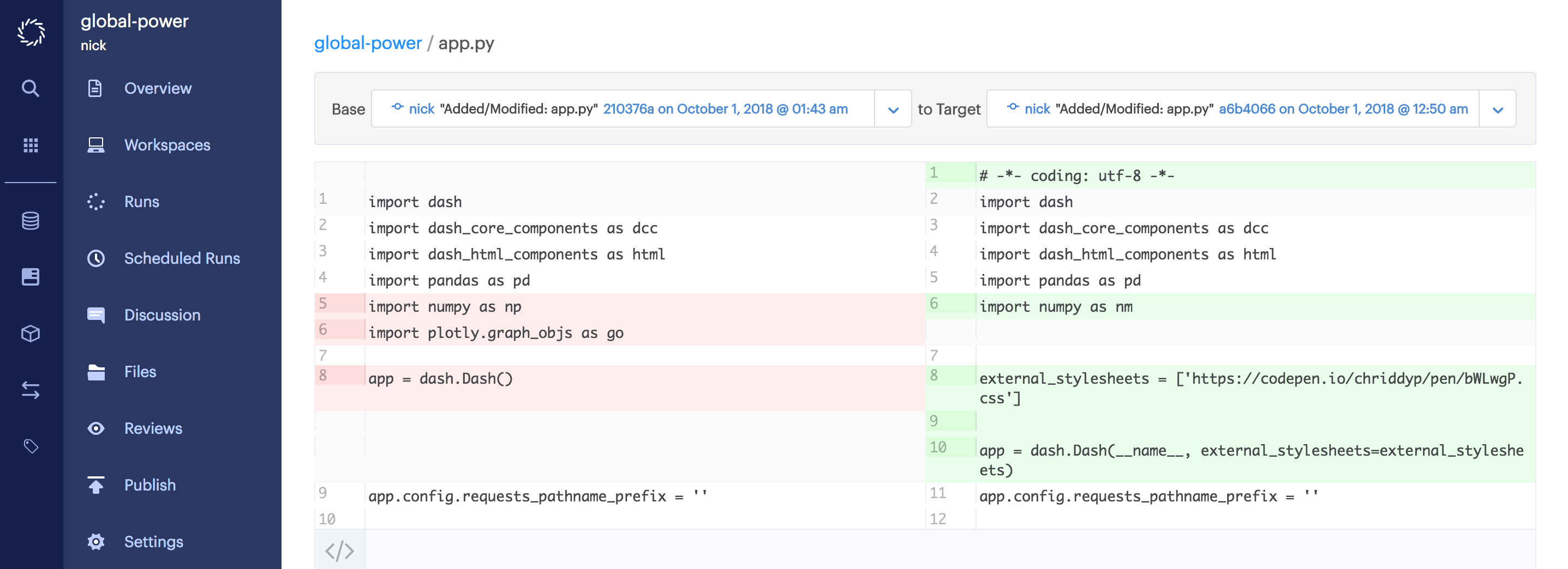 File comparison tool