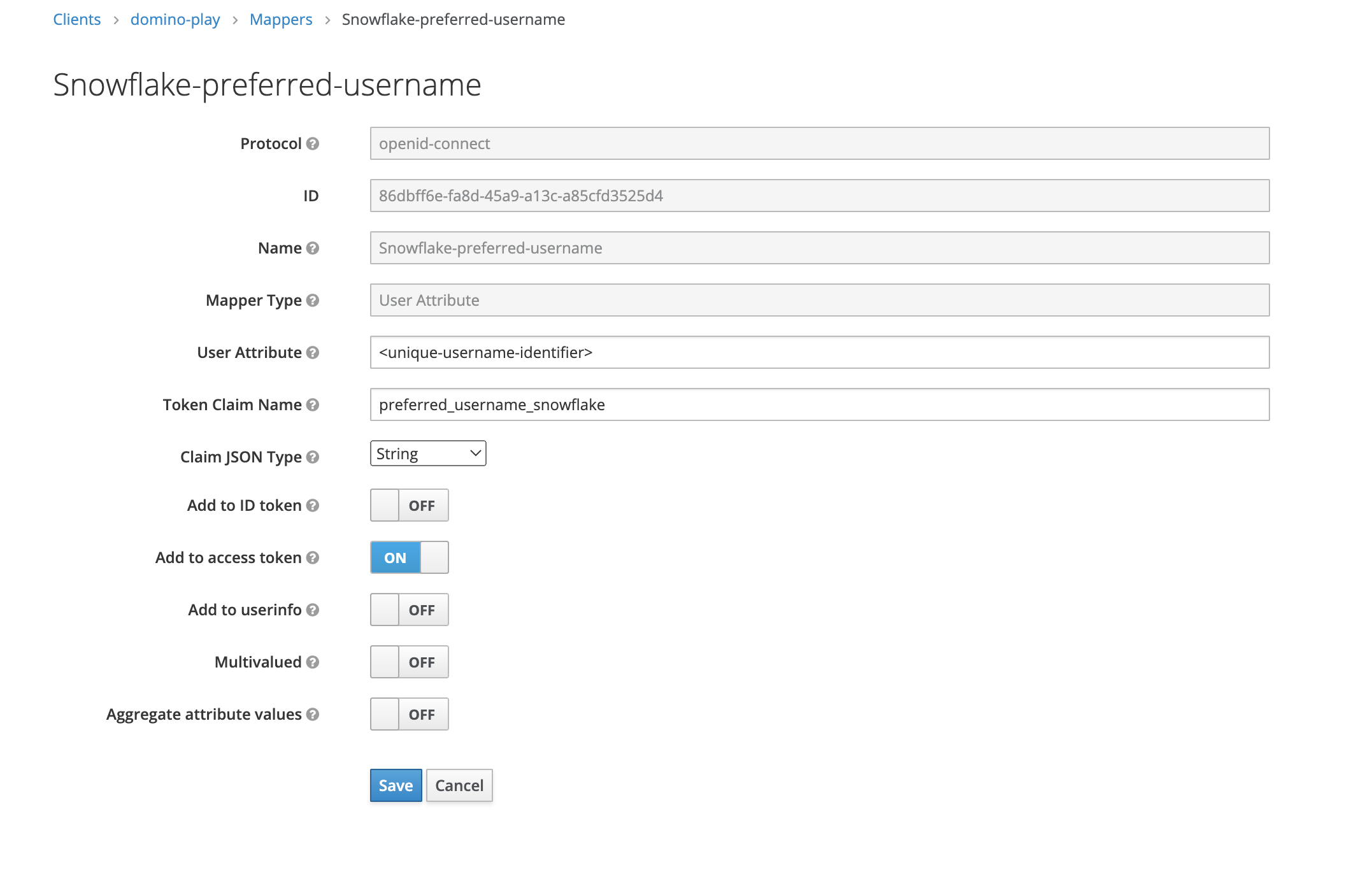 Preferred Username Mapper