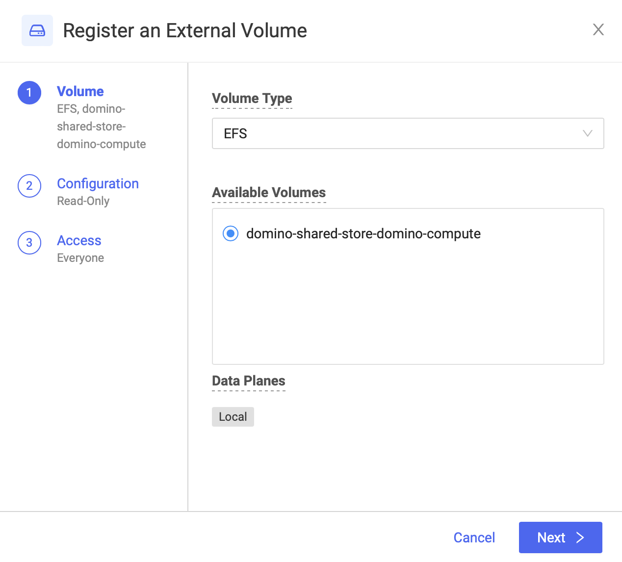 Register an EDV