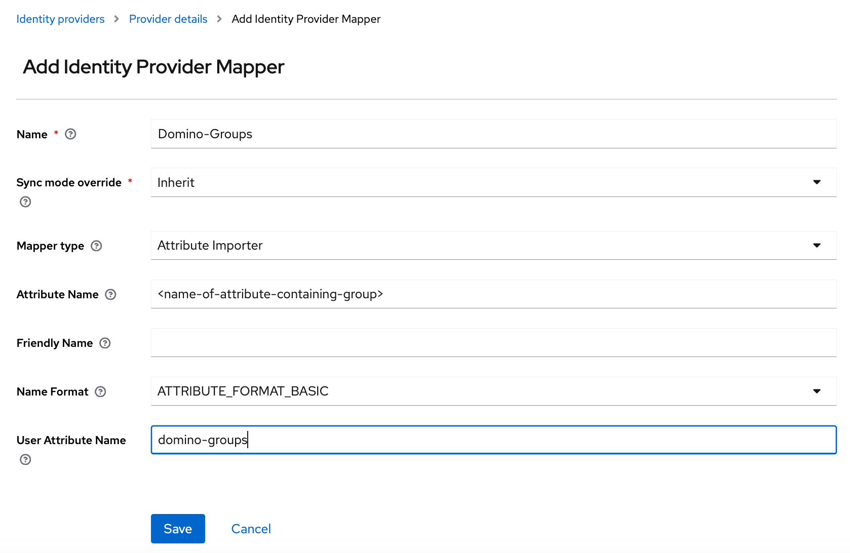 Keycloak mapper