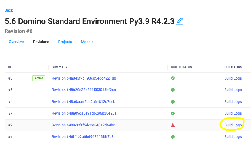 Compute Environment Revisions